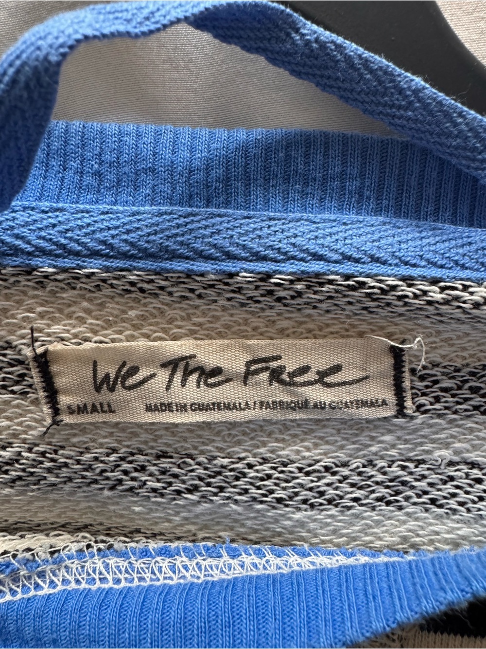 Free People - We The Free Classic Striped Oversized Crewneck - Small - Picture 6 of 6